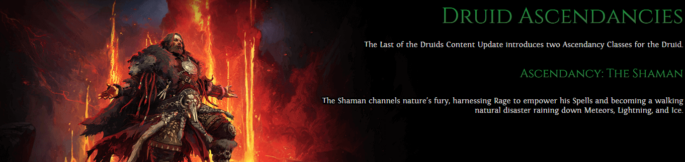 path of exile 2 druid ascendancy the shaman